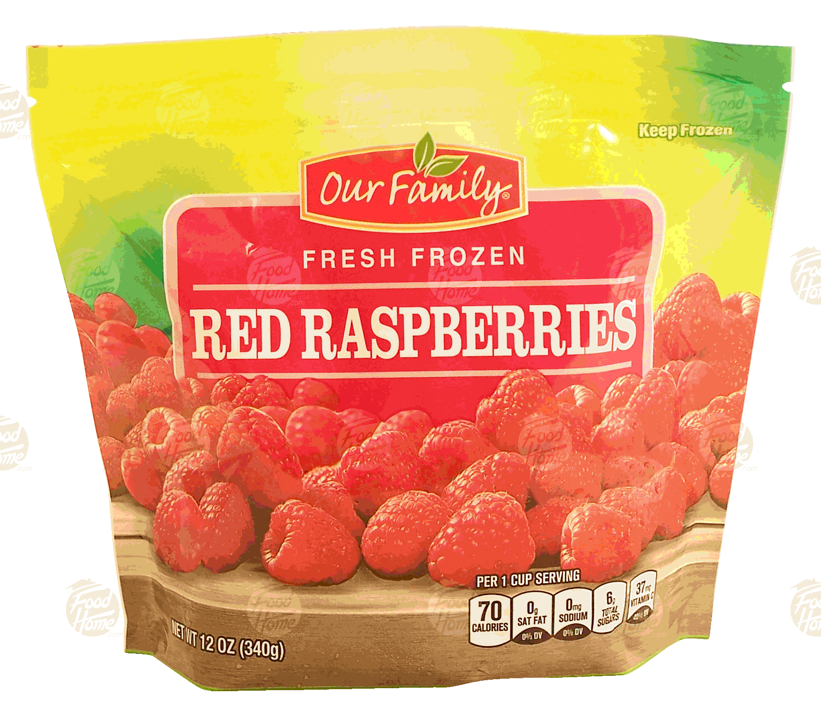 Our Family Fresh Frozen red raspberries Full-Size Picture